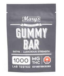 1000mg THC Sativa Gummy Bar (Mary’s Edibles)