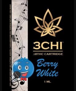 3Chi Delta 8 THC Vape Cartridge with Cannabis Derived Terpenes – Berry White
