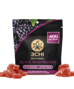 3Chi Delta 8 Gummies – Black Raspberry (400 mg Total Delta 8 THC)