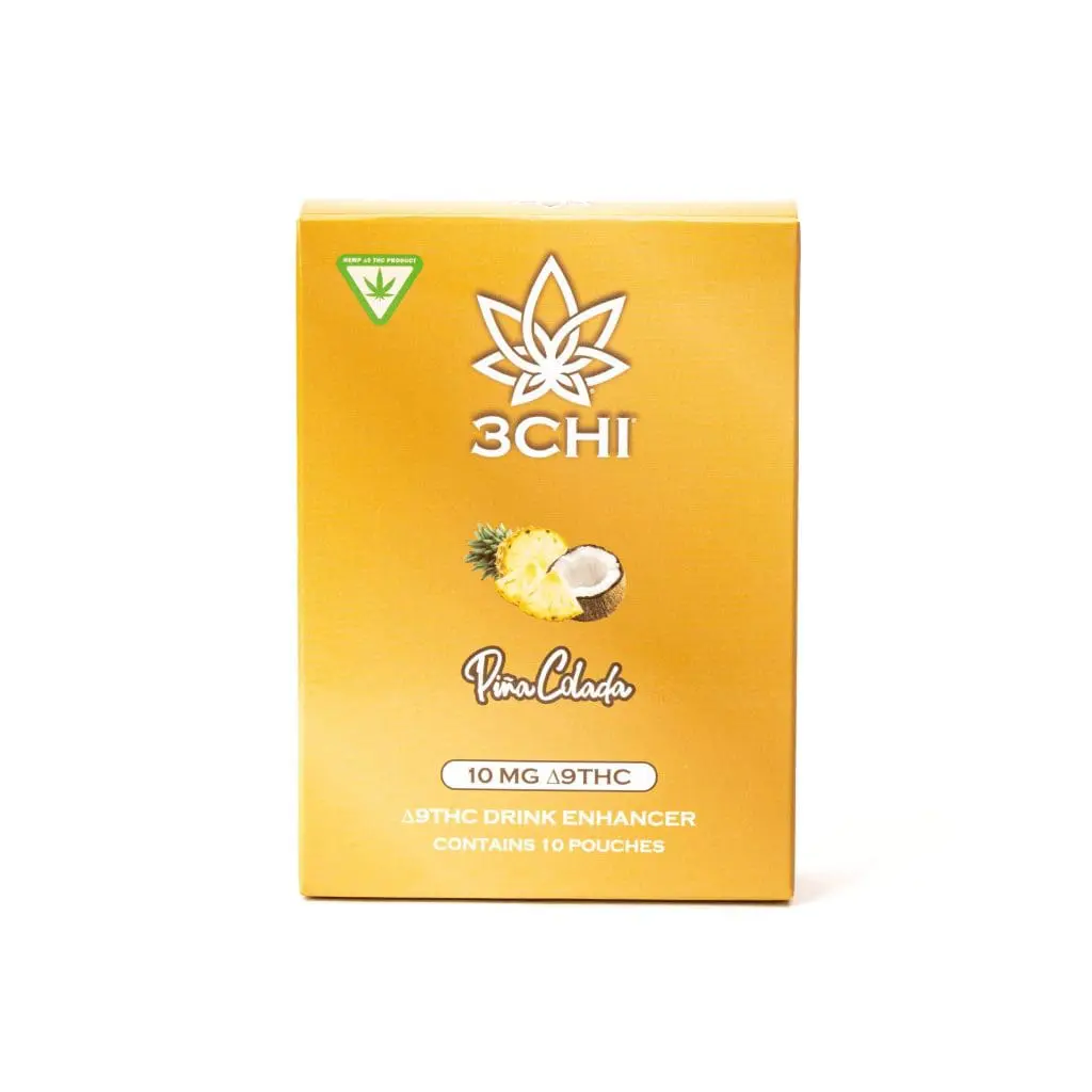 3Chi Delta 9 THC Flavored Drink Enhancer – Pina Colada (100 mg Total Delta 9 THC) - Image 2