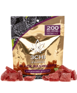 3Chi Delta 9 THC Gummies – Black Raspberry (200 mg Total)