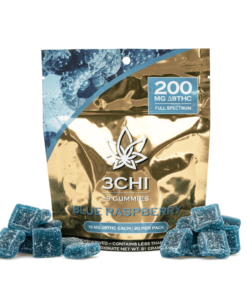 3Chi Delta 9 THC Gummies – Blue Raspberry (200 mg Total Delta 9 THC)