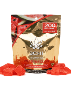 3Chi Delta 9 THC Gummies – Watermelon (200 mg Total Delta 9 THC)
