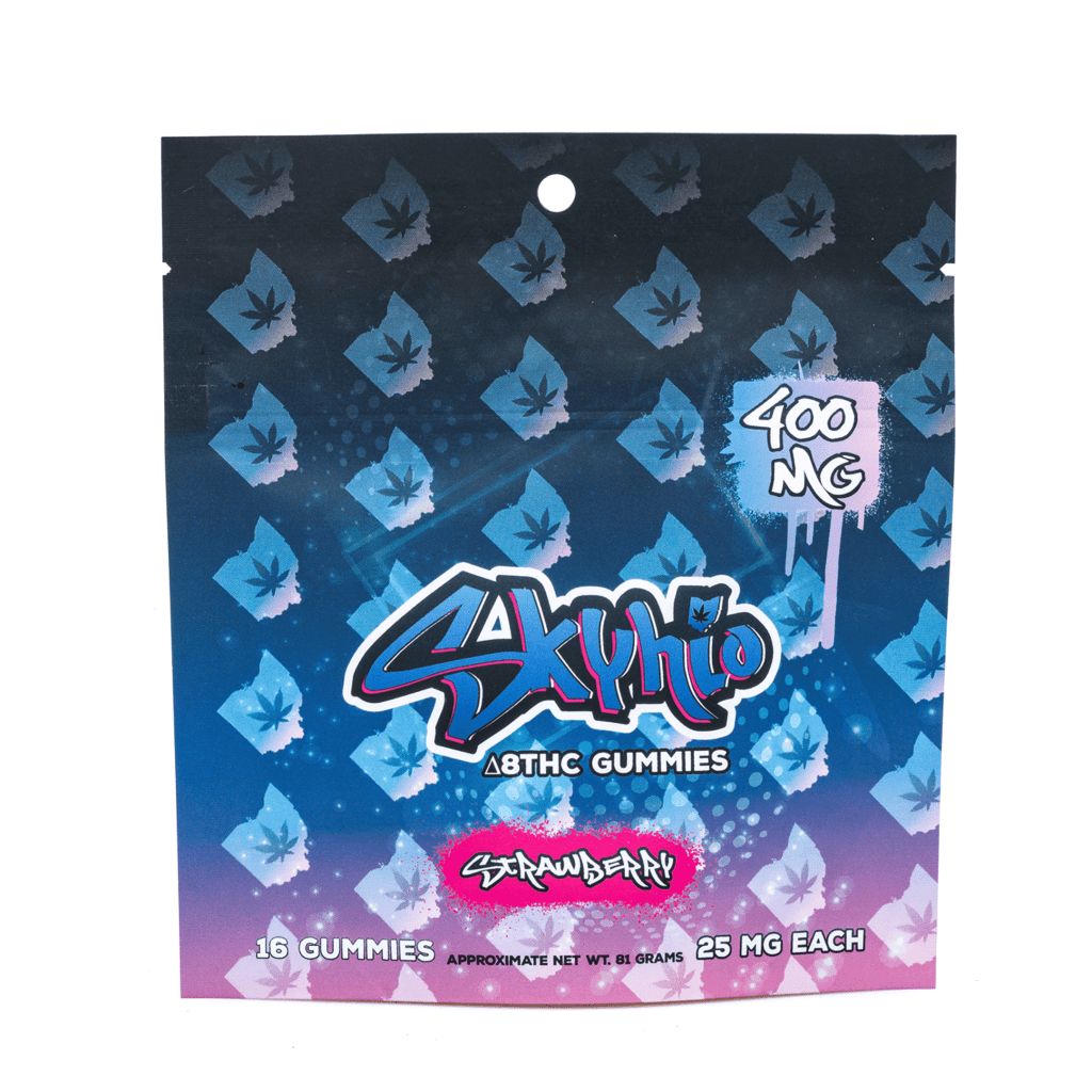 3Chi Skyhio Delta 8 Strawberry Gummies (400 mg Total Delta 8 THC) - Image 2