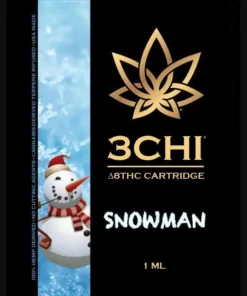 3Chi Delta 8 THC Vape Cartridge with Cannabis Derived Terpenes – Snowman