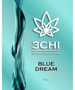 3Chi THCV Vape Cartridge – Blue Dream (75% Delta 8 THC, 10% THCV, 10% CBC)