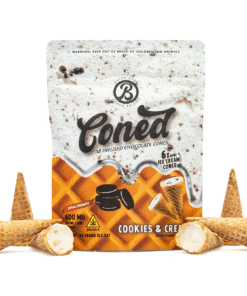 Baked Bags Delta 8 THC Coned – Cookies & Cream (600 mg Total Delta 8 THC)