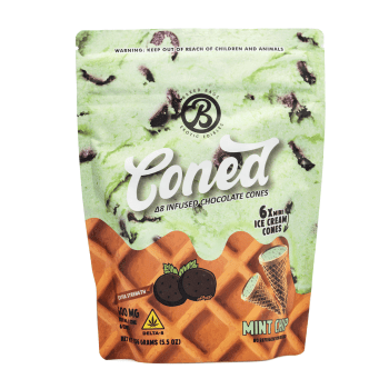 Baked Bags Delta 8 THC Coned – Mint Chip (600 mg Total Delta 8 THC) - Image 2