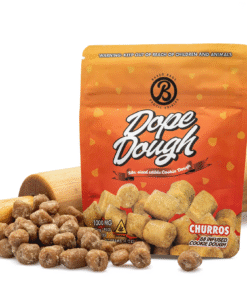 Baked Bags Delta 9 THC Dope Dough – Churros (200 mg Total Delta 9 THC)