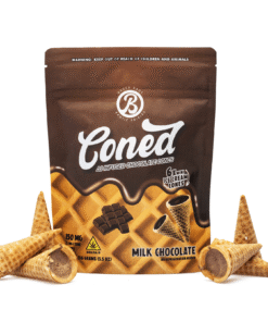 Baked Bags Delta 9 THC Coned – Milk Chocolate (150 mg Total Delta 9 THC)