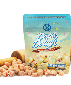 Baked Bags Delta 9 THC Dope Dough – Birthday Cake (200 mg Total Delta 9 THC)