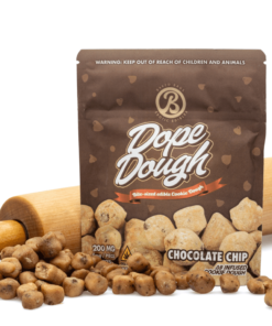 Baked Bags Delta 9 THC Dope Dough – Chocolate Chip (200 mg Total Delta 9 THC)