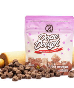 Baked Bags Delta 9 THC Dope Dough – Fudge Brownie (200 mg Total Delta 9 THC)