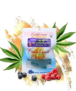 Blue Raspberry California Fire Gummies – THC 1500mg