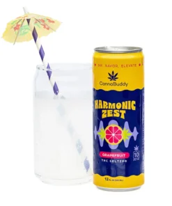 CannaBuddy Delta 9 THC Seltzer 6 Pack – Harmonic Zest