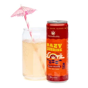 CannaBuddy Delta 9 THC Seltzer 6 Pack – Hazy Sunrise
