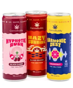 CannaBuddy Delta 9 THC Seltzer 6 Pack – Variety