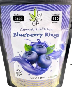 Cannabis Infused Blueberry Rings – THC 2400mg