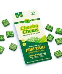 Cheeba Chews Delta 9 and CBC and CBD Salted Caramel Chews – Joint Relief (50 mg Total Cannabinoids)