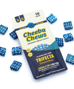 Cheeba Chews Delta 9 and CBG and CBD Caramel Chews – Trifecta (50 mg Total Cannabinoids)