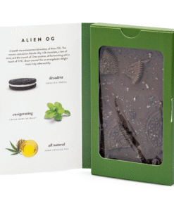 DeVINE Naturals Delta 8 and Delta 9 THC Cannabis Confections Chocolate Bar – Alien OG