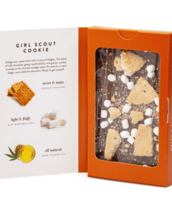 DeVINE Naturals Delta 8 and Delta 9 THC Cannabis Confections Chocolate Bar – Girl Scout Cookie