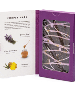 DeVINE Naturals Delta 8 and Delta 9 THC Cannabis Confections Chocolate Bar – Purple Haze