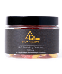 Delta Remedy HHC Peach Ring Gummies