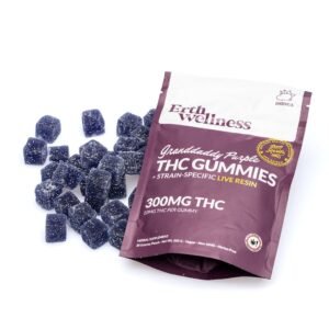 Erth Wellness THC Live Resin Gummies – Granddaddy Purple