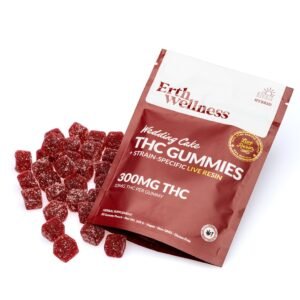Erth Wellness THC Live Resin Gummies – Wedding Cake
