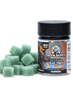 Galaxy Treats Delta 8 / Delta 9 / THCP Gummies – Blue Punch OG (2180 mg Delta 8 THC + 260 mg Delta 9 THC + 20 mg THCP Total)
