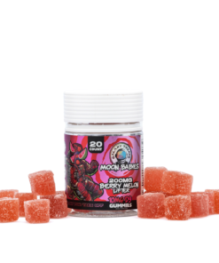 Galaxy Treats Moon Babies Delta 9 THC Gummies – Berry Melon Lifter (200 mg Total Delta 9 THC + 280 mg Total CBD)