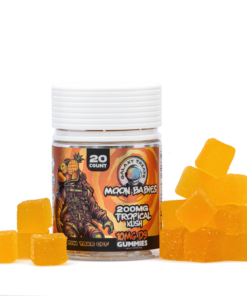 Galaxy Treats Moon Babies Delta 9 THC Gummies – Tropical Kush (200 mg Total Delta 9 THC + 280 mg Total CBD)