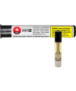 HWY 59 Lemon Haze Live Terp Liquid Diamond 510 Vape Cartridge