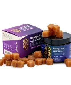 Hemplucid Focus Mushroom Gummies – Grape (450 mg Total CBG + 150 mg Total CBD)