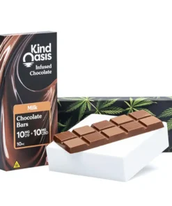 Kind Oasis Delta 9 THC and CBD Milk Chocolate Bar