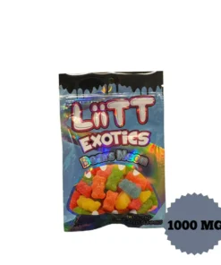Liitt Exotics Bear Neon 1000mg THC Gummies