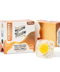 Mellow Fellow THCa Budder – Peach Oblivion x Soul Cleanser (2 gram)