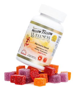Mellow Fellow Wellness Gummies – Burn Blend – Tropic Medley (300 mg Total Cannabinoids)
