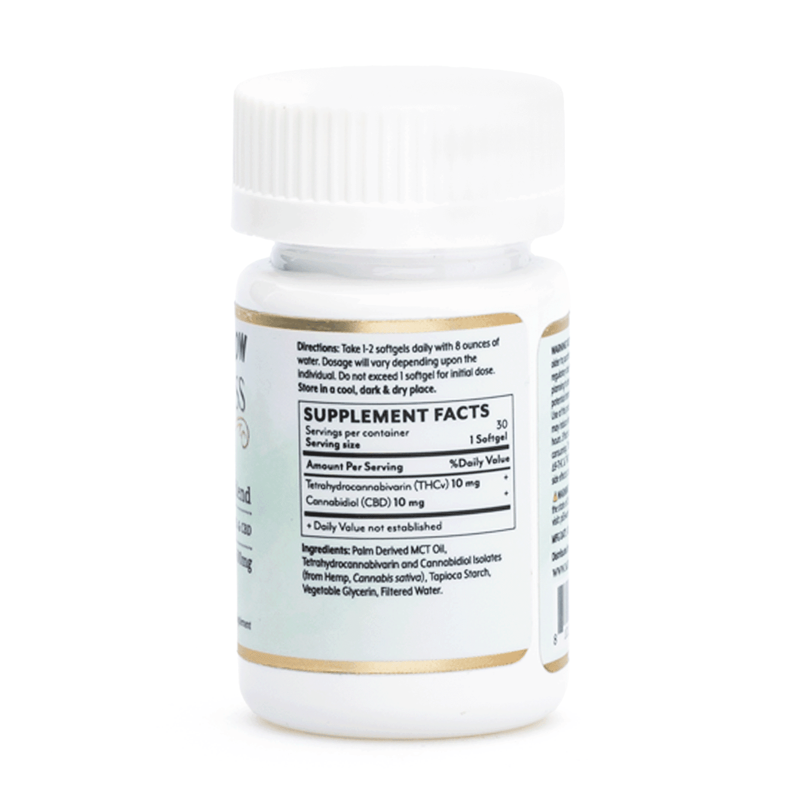 Mellow Fellow Wellness Softgel Capsules – Focus Blend (600 mg Total Cannabinoids) - Image 4