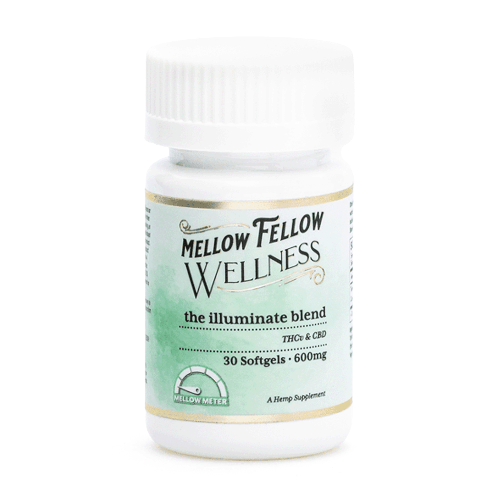 Mellow Fellow Wellness Softgel Capsules – Focus Blend (600 mg Total Cannabinoids) - Image 2