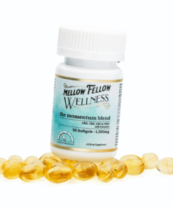 Mellow Fellow Wellness Softgel Capsules – Energy Blend (1500 mg Total Cannabinoids)