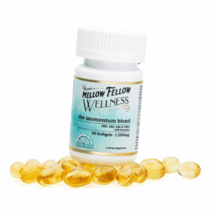Mellow Fellow Wellness Softgel Capsules – Energy Blend (1500 mg Total Cannabinoids)
