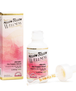 Mellow Fellow Wellness Tincture – Happy Blend – Mint (2000 mg Total Cannabinoids)