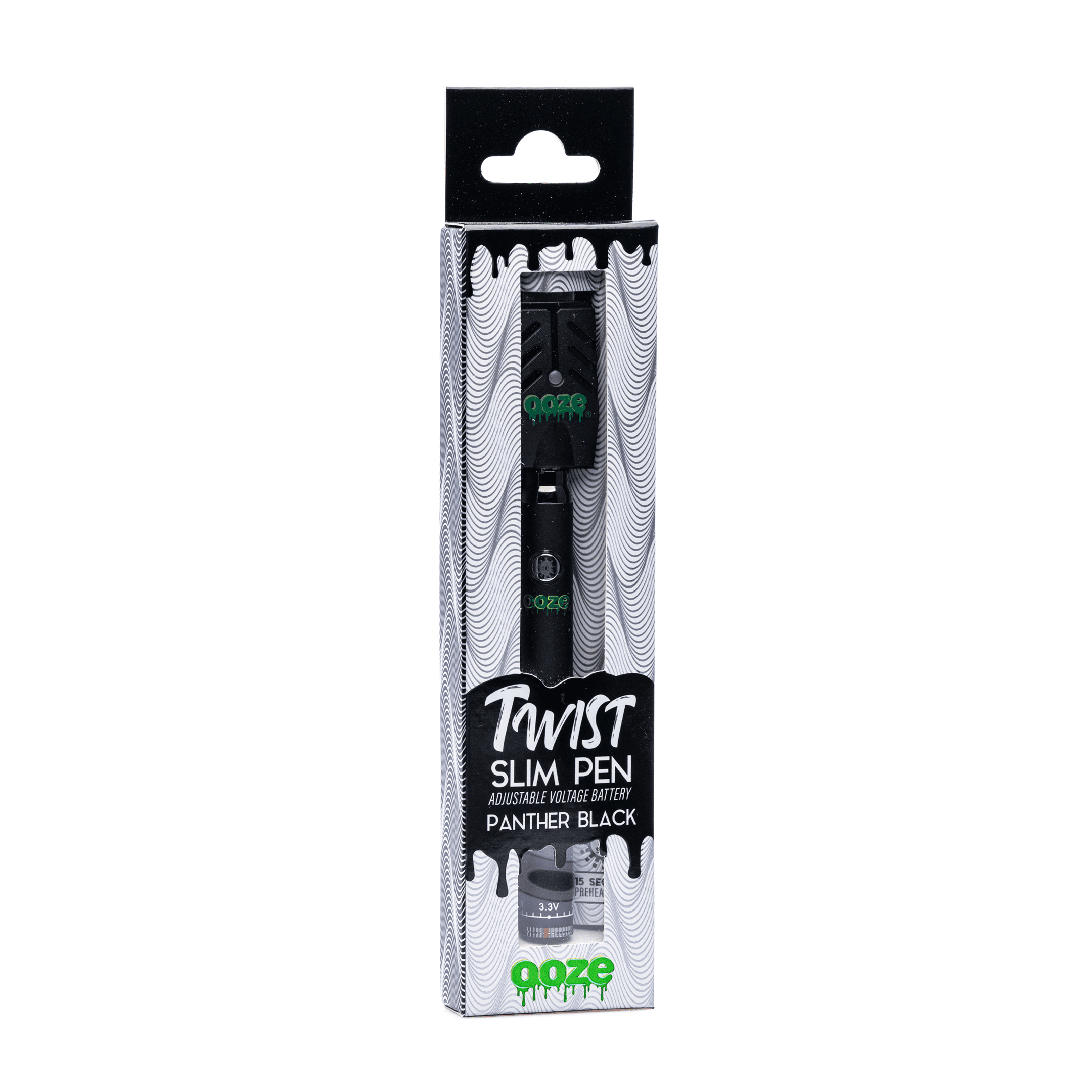 Ooze Slim Twist Pen Vape Battery – Black - Image 2