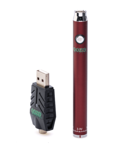 Ooze Slim Twist Pen Vape Battery – Ruby Red