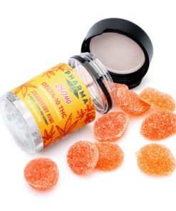 PharmaTHC Delta 10 THC Gummies – Strawberry Kiwi (250 mg Total Delta 10 THC)