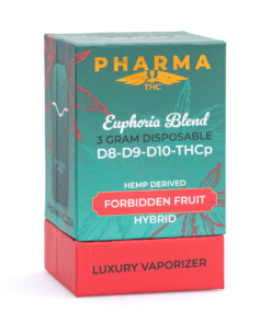 PharmaTHC Delta 8, Delta 9, Delta 10 & THCP Disposable Vape – Forbidden Fruit (3 grams)