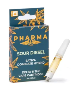 PharmaTHC Delta 8 THC Vape Cartridge – Sour Diesel