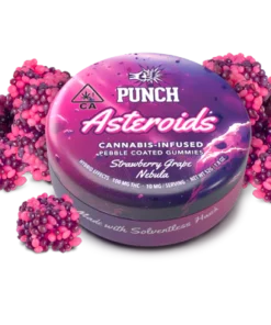 Punch Asteroids 100mg – Strawberry Grape Nebula
